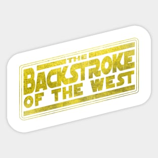 Backstroke of the West Sticker